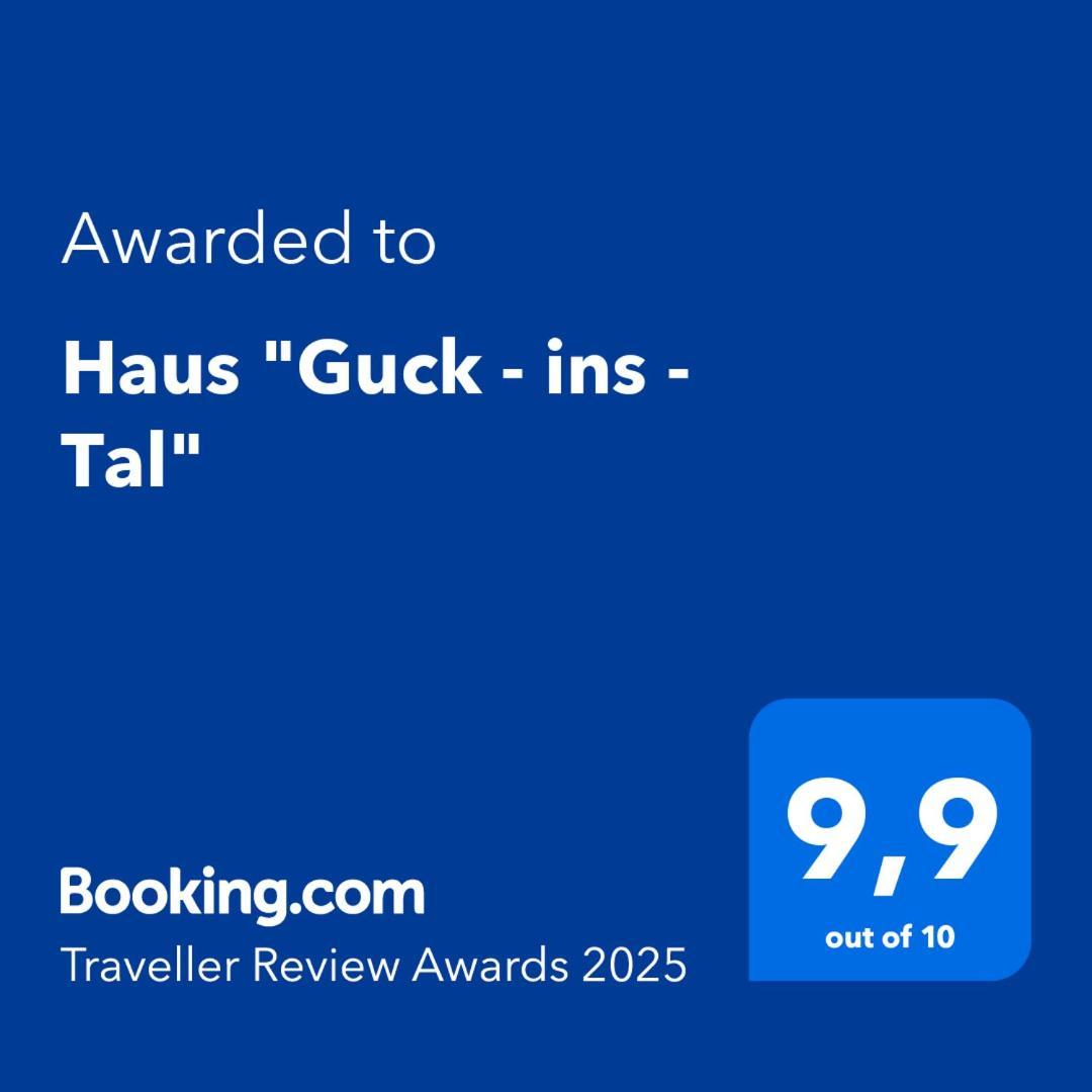 شقة Haus "Guck - Ins - Tal" ساسباشفالدن المظهر الخارجي الصورة
